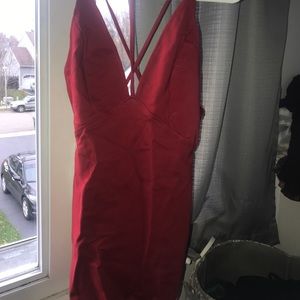 Tobi red dress